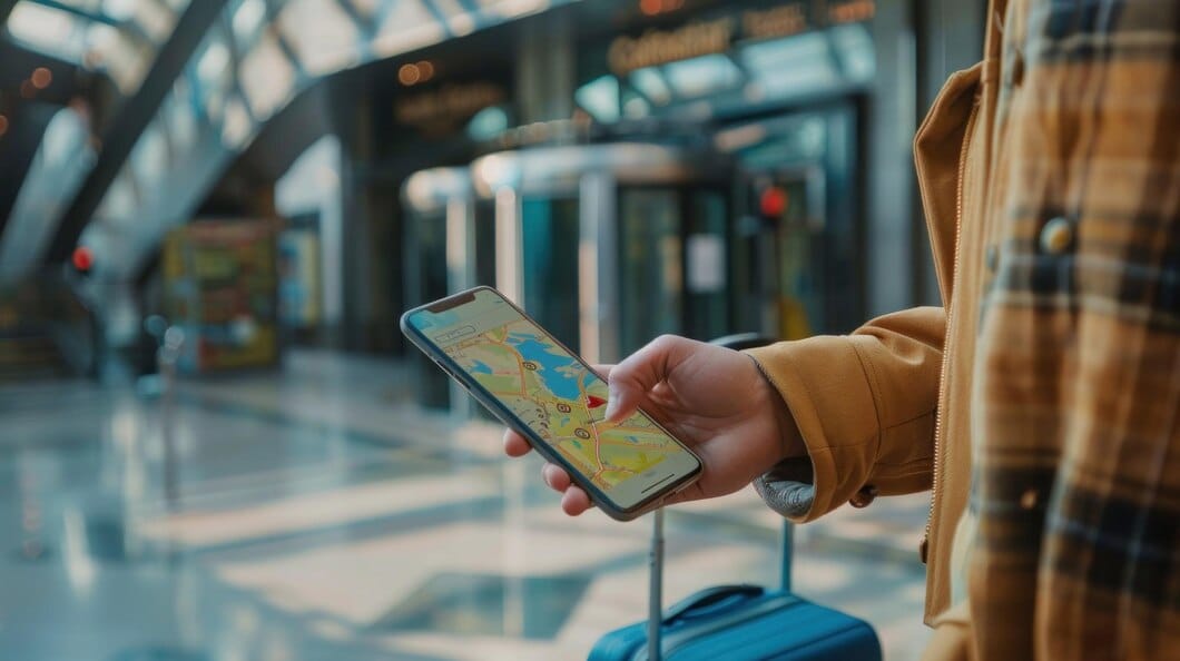 Korišćenje mobilne aplikacije na aerodromu